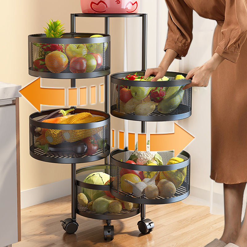 Round Rotating Fruit And Vegetable Rack