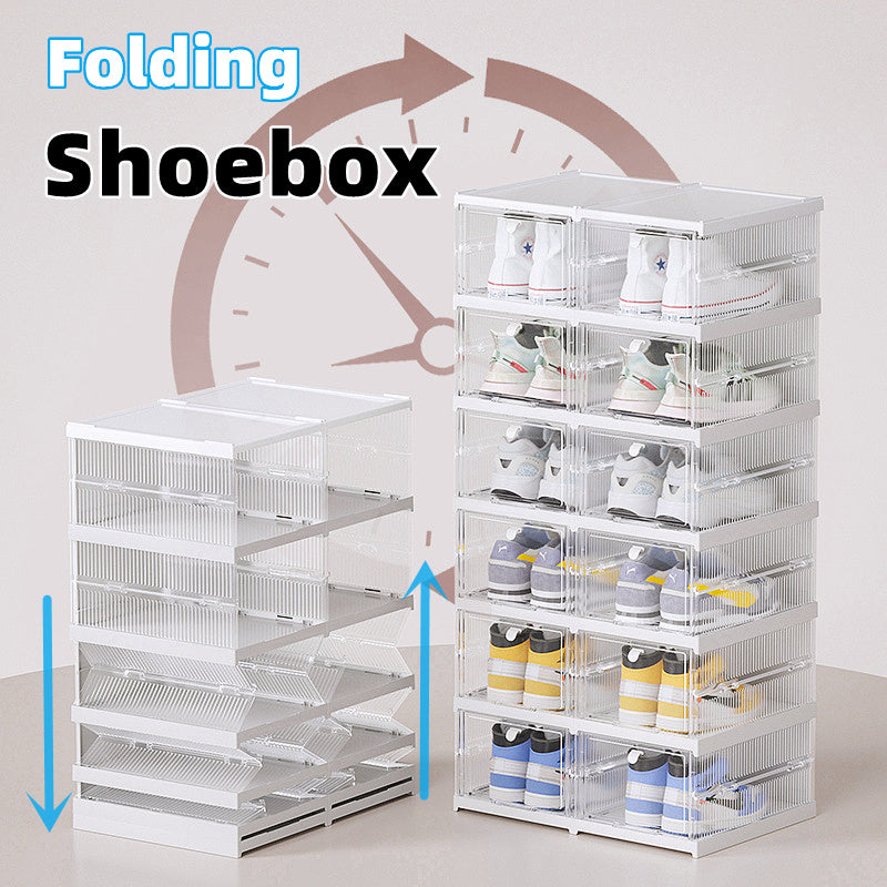 Home Easy Installation Folding Combination Shoe Storage Box